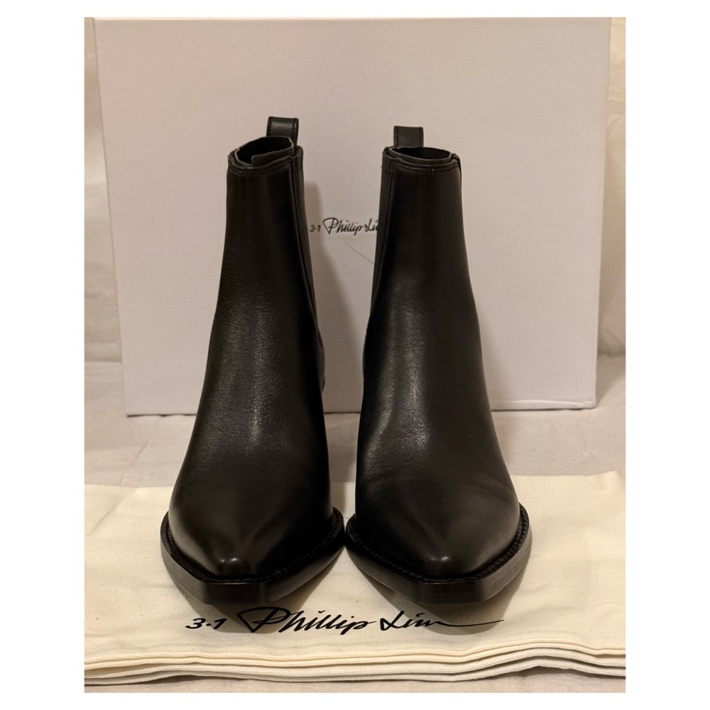 Phillip Lim Black Downtown Chelsea Boots - Picture 2 of 12